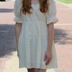 Old Navy cream colored mini dress